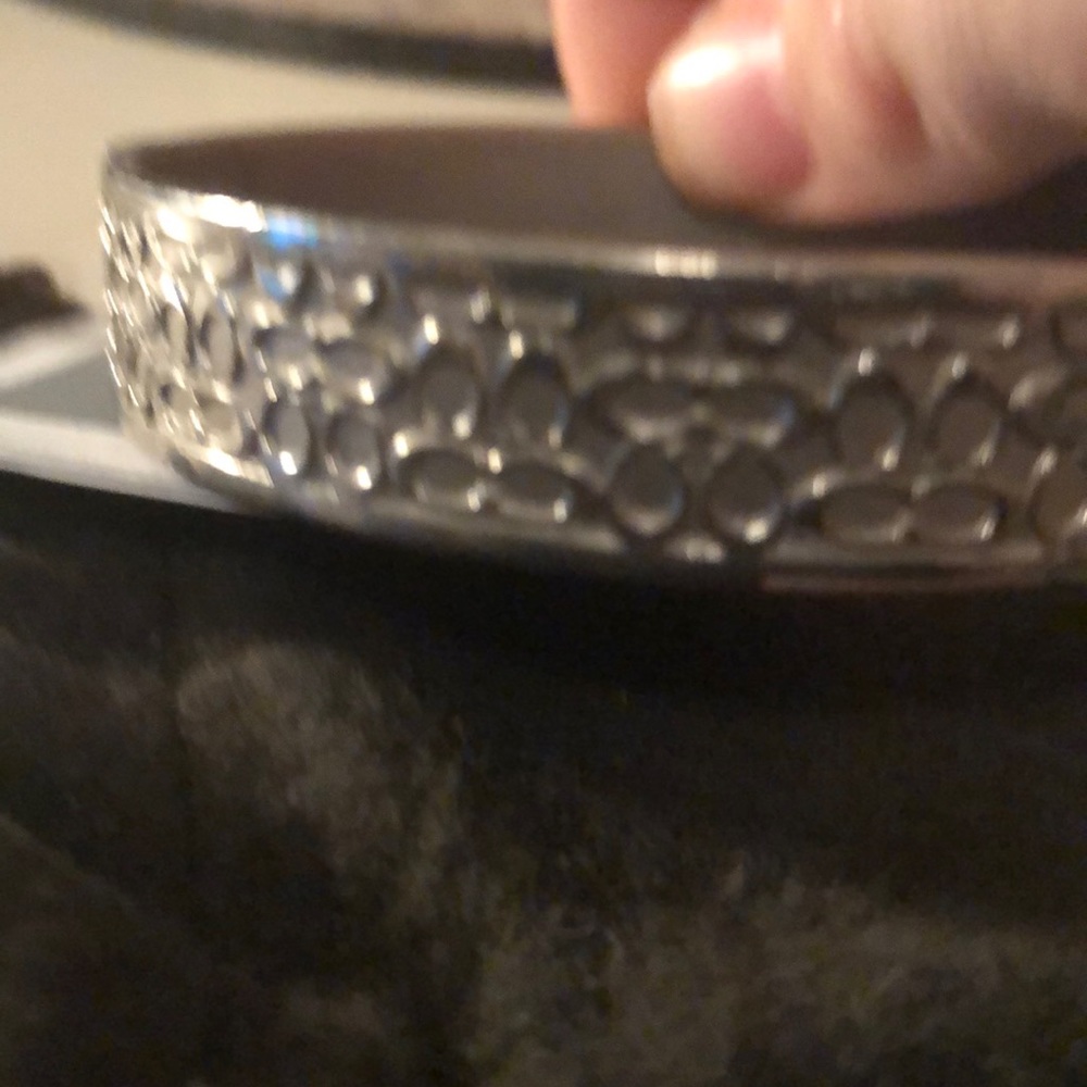 Silver Coach Bangle Authentic - image 2